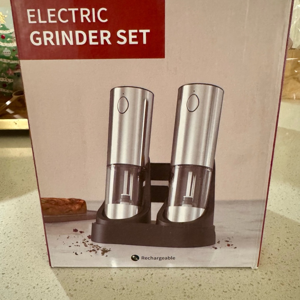 Electric Grinder Set with Stand